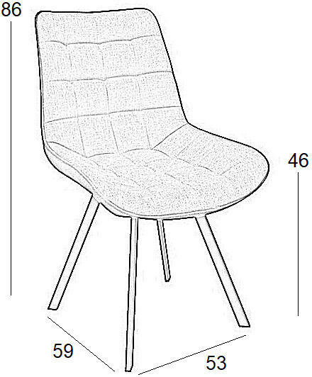Mio Столички За кухня Черно 1бр 51x59x86бр