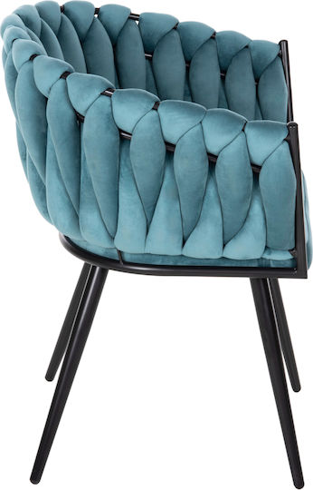 Luanda Stühle Speisesaal Turquoise 1Stück 62x54x79cm