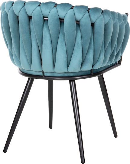 Luanda Stühle Speisesaal Turquoise 1Stück 62x54x79cm