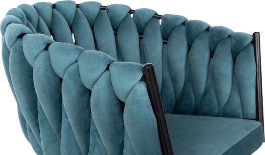 Luanda Stühle Speisesaal Turquoise 1Stück 62x54x79cm