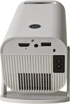 Conceptum 0308.0087 Mini Projector LCD HD LED Lamp with Wi-Fi and Built-in Speakers White