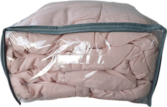 BS Collection Пухено Куинсайз с Пълнеж Microfiber 220x240бр Сомон 270 г/м²Gsm