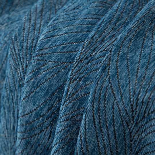 My Home Luxury Pommard Ριχτάρι Τριθέσιου Καναπέ Ζακάρ 180x280εκ. Μπλε C1-20280 C1-20280