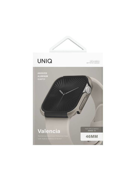 Uniq Μεταλλική Θήκη σε Ασημί χρώμα για Apple Watch Series 46mm