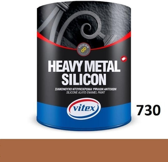 Heavy Metal Silicon Silicone Enamel High Resistance Bronze No 730 750ml Vitex 0615730750 Vitex