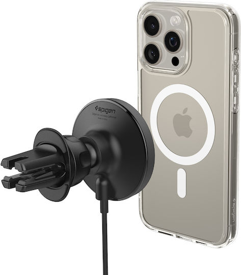 Spigen SGP OneTap Pro 4 Qi2 Car Mobile Mount with Magnet and Wireless Charging MagSafe Black