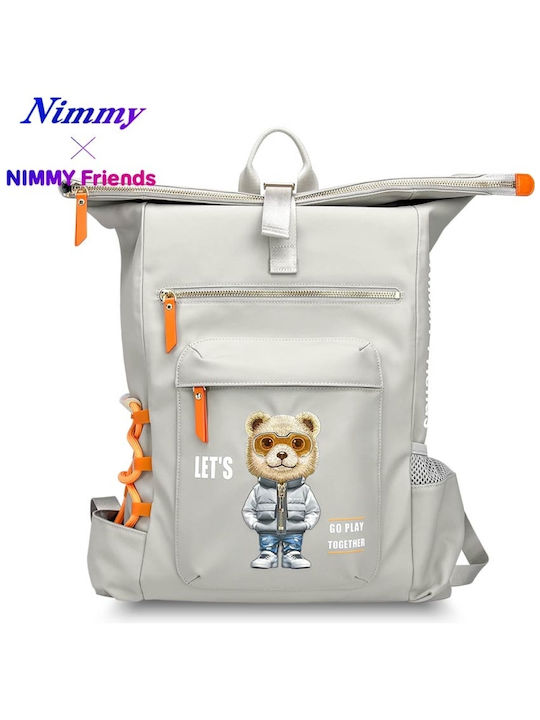 Nimmy Τσάντα Πλάτης Λευκή Nimmy Τσάντα Πλάτης Λευκή