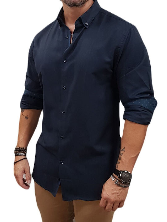 Lexton Shirt Navy, Indigo