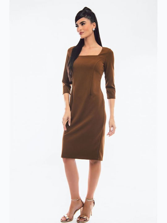 BelleFille Dress All Day Brown