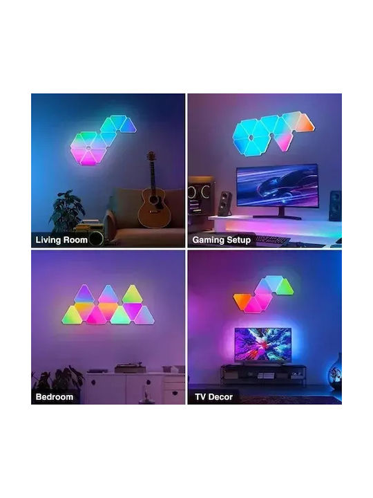 Decorative Lamp Hexagon 6pcs