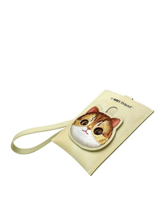 Nimmy Wallet Na Karty Khaki Big Eyed Pet 2.0 Cat