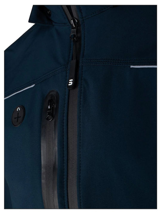 STOP Μπουφάν Εργασίας Softshell Navy Μπλε