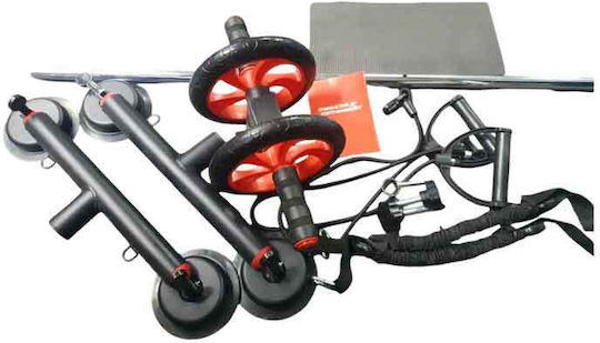 Multifunction Abdominal Wheel Обучител Черен