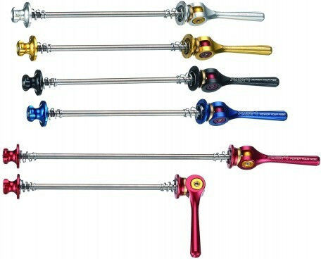 Xon Set Wheel Locks XQR-05R Forged Quick Release Road Gold