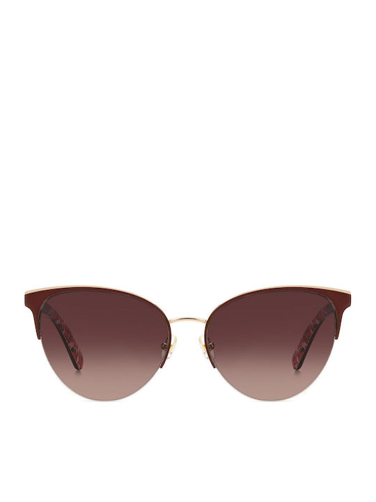 Kate Spade Sunglasses Κόκκινα with Metal Frame & Red Lens