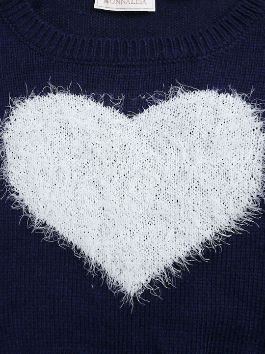 Kids' Sweater Long Sleeve Navy Blue