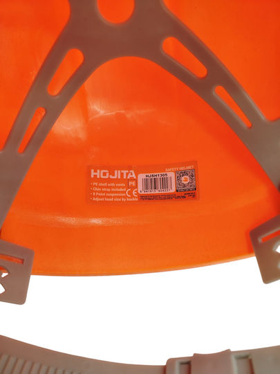 Hojita 602000.0013 Κράνος Εργοταξίου Πορτοκαλί