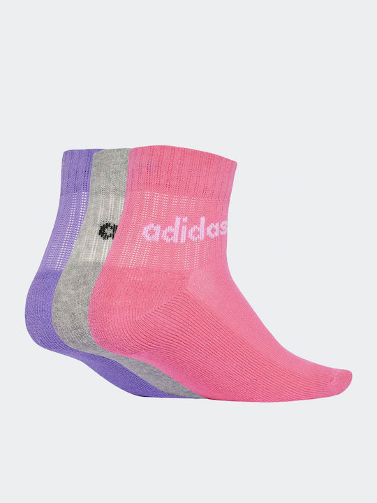 adidas Детски къси чорапи Performance Розов 5 Чифта adidas Детски къси чорапи Performance Розов 5 Чифта