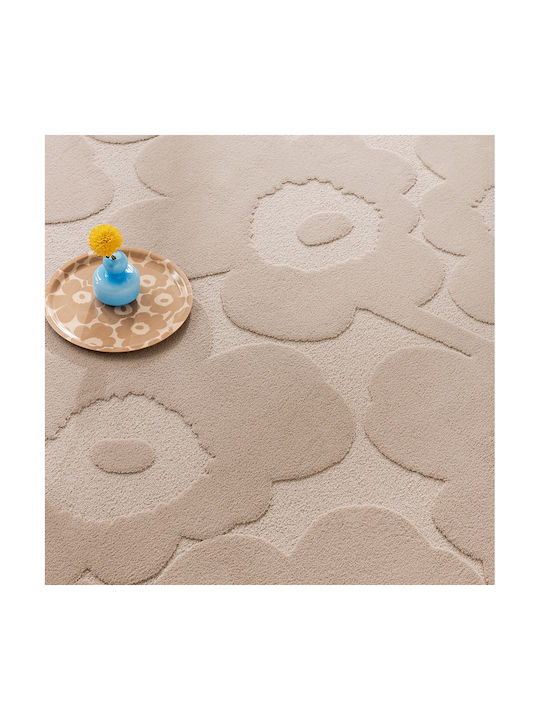 Marimekko Unikko Χαλί Ορθογώνιο Light Beige 140x200cm