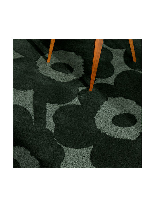 Marimekko Unikko Covor Rectangular Dark Green