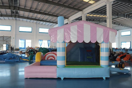 Trampolino Φουσκωτό Lollipop με Τραμπολίνο & Τσουλήθρα για 5+ Ετών