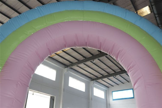 Trampolino Φουσκωτό Rainbow με Τραμπολίνο για 5+ Ετών