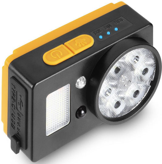 Retlux Rechargeable Headlamp LED IP44 with Maximum Brightness 200lm