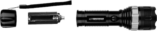 Esperanza Lanternă LED cu Luminozitate Maximă 60lm Negru