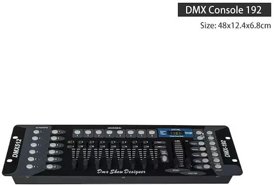 Dmx512 Controller Lighting Console with 192 Control Channels / 12 XLR Inputs