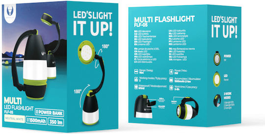 Forever Light Φακός LED με Μέγιστη Φωτεινότητα 350lm Flashlight