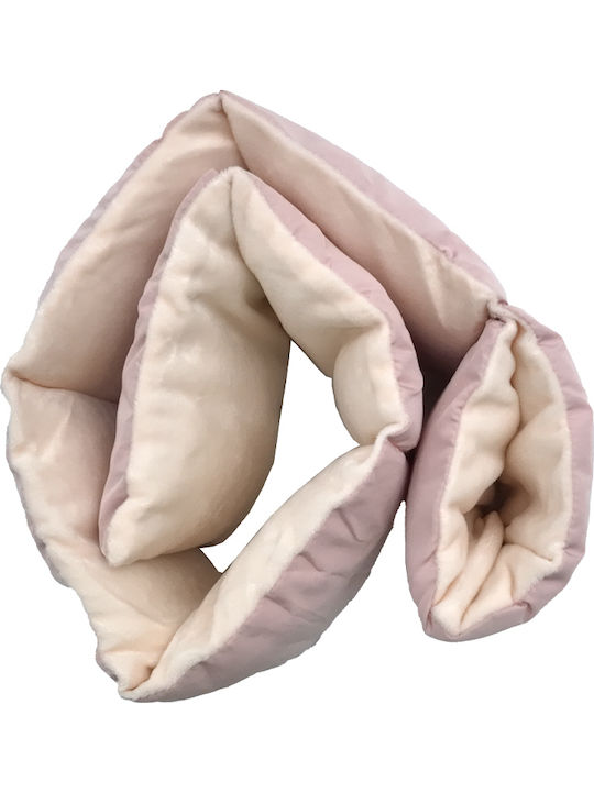 Γυναικείο Fleece Κασκόλ Λαιμός Ροζ
