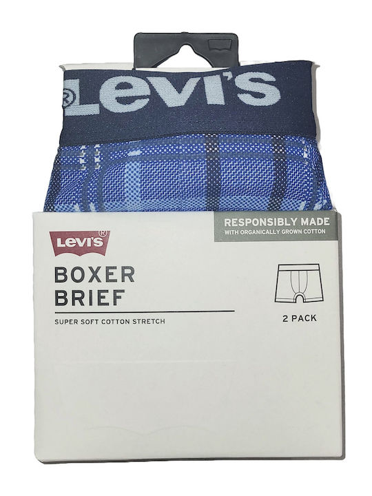 Levi's Herren-Boxershorts 2Packung Blue Combo