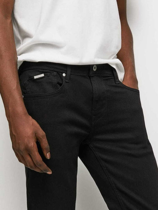 Finsbury Men's Jeans Pants with Skinny Fit Black