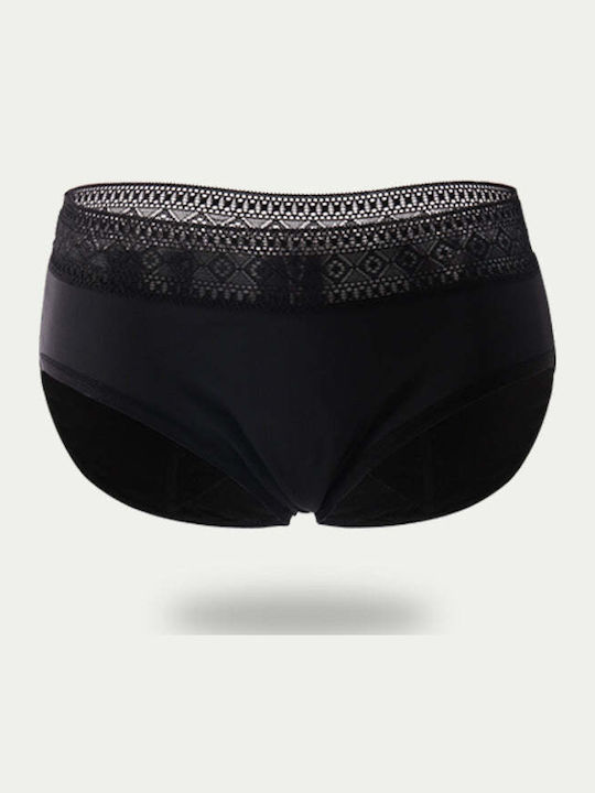 Geometric Lace Menstrual Underwear