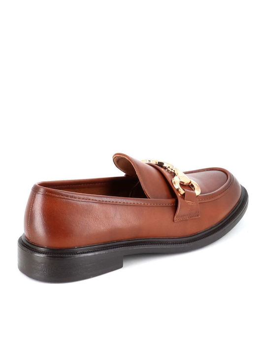 Γυναικεία Loafers σε Καφέ Χρώμα