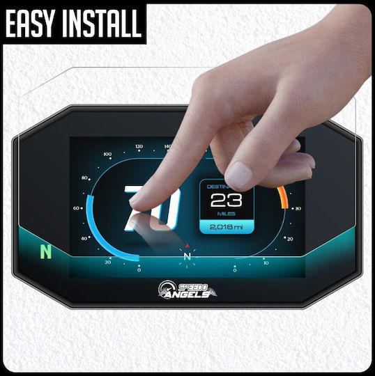 Nano Glass Instrument Protection Aprilia Tuono 660 Set 2 Ultra Clear