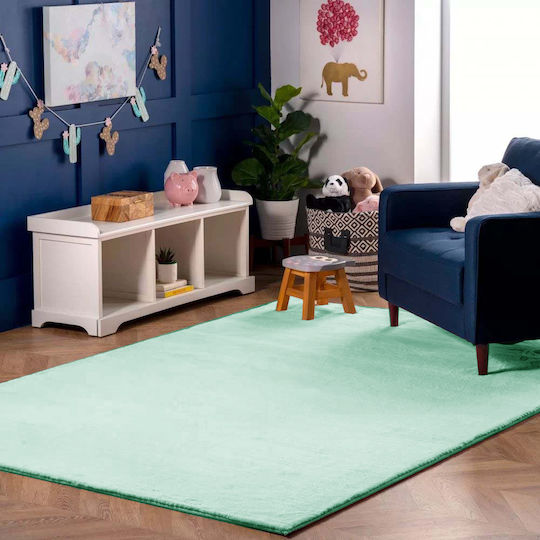 Homeone Rabbit Комплект Килими За Спалня Фисташков Зелен 3 Бройки Homeone Rabbit Комплект Килими За Спалня Фисташков Зелен 3 Бройки