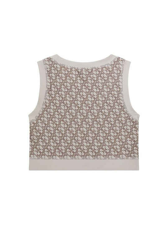 Guess Children's Blouse Sleeveless Beige