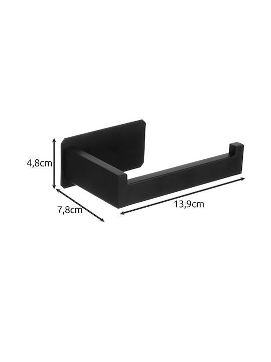 Ruhhy Wall-mounted Paper Holder Metallic Black