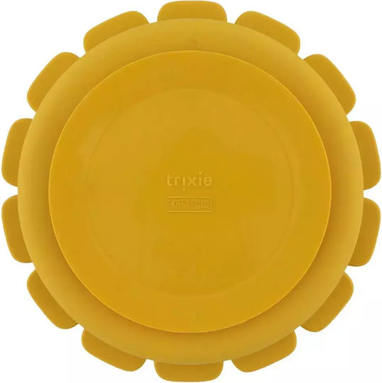 Trixie Baby Food Plate Mr Lion made of Silicone Yellow