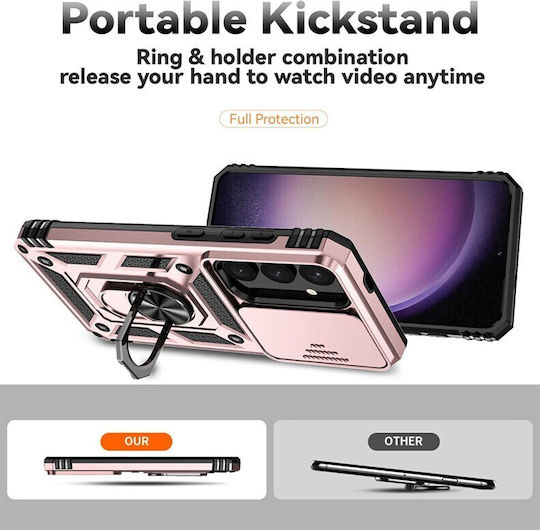 Samsung Sliding Camera Case Back Cover Πλαστικό Χρυσό (Galaxy S25+)