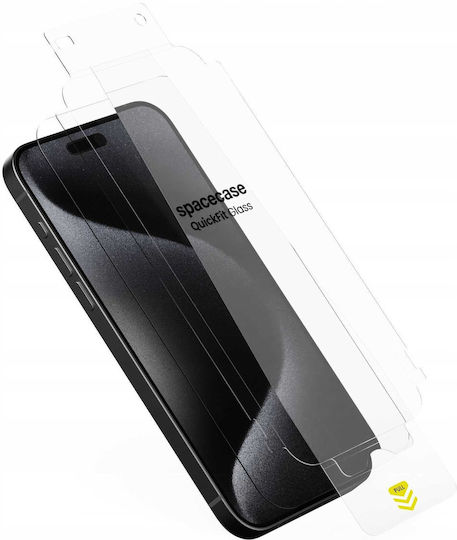Spacecase Tempered Glass 2buc (iPhone 15 Pro Max)
