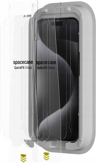 Spacecase Tempered Glass 2buc (iPhone 15 Pro Max)