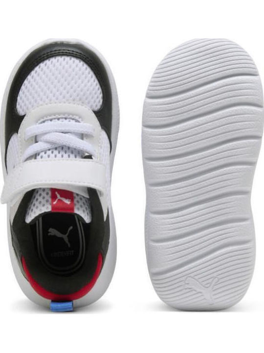 Fun Racer 2 Kids Sneakers with Scratch White