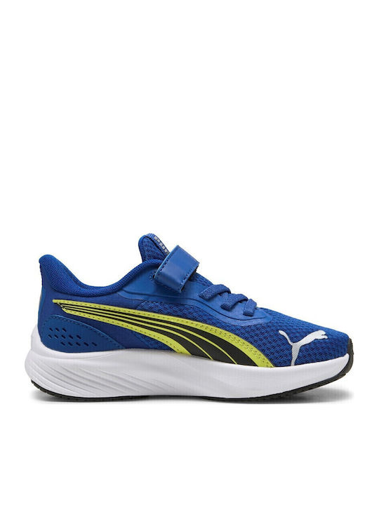 Lite Ac Kids Sneakers with Hoop & Loop Closure Blue