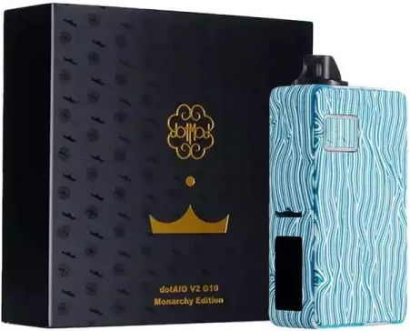 DotMod DotAIO V2 G10 Monarchy Edition Box Mod Kit 2.7ml Royal Blue