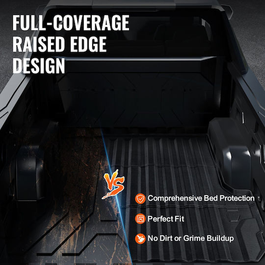 Vevor Πατάκι Καρότσας για Chevrolet Colorado 2023-2024 Μαύρο