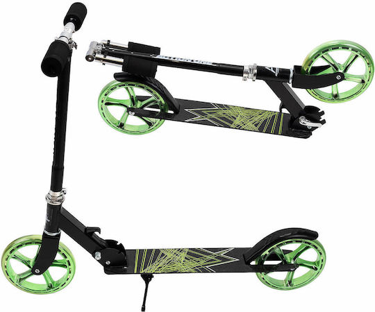 Action One Kinderroller Klappbar 2-Rad Schwarz