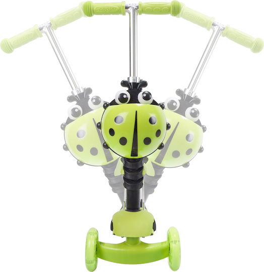 Action One Kids 3-wheel Scooter Seat Smart Kid 5 In 1 Green