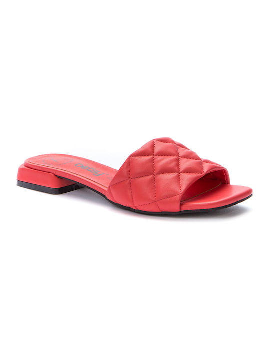 Betsy Women's Flat Sandals in Red Color